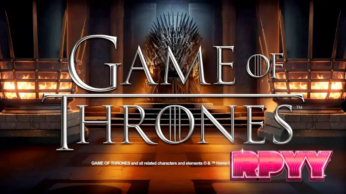 Tampilan antarmuka slot Game of Thrones dengan elemen visual bertema keluarga Westeros.